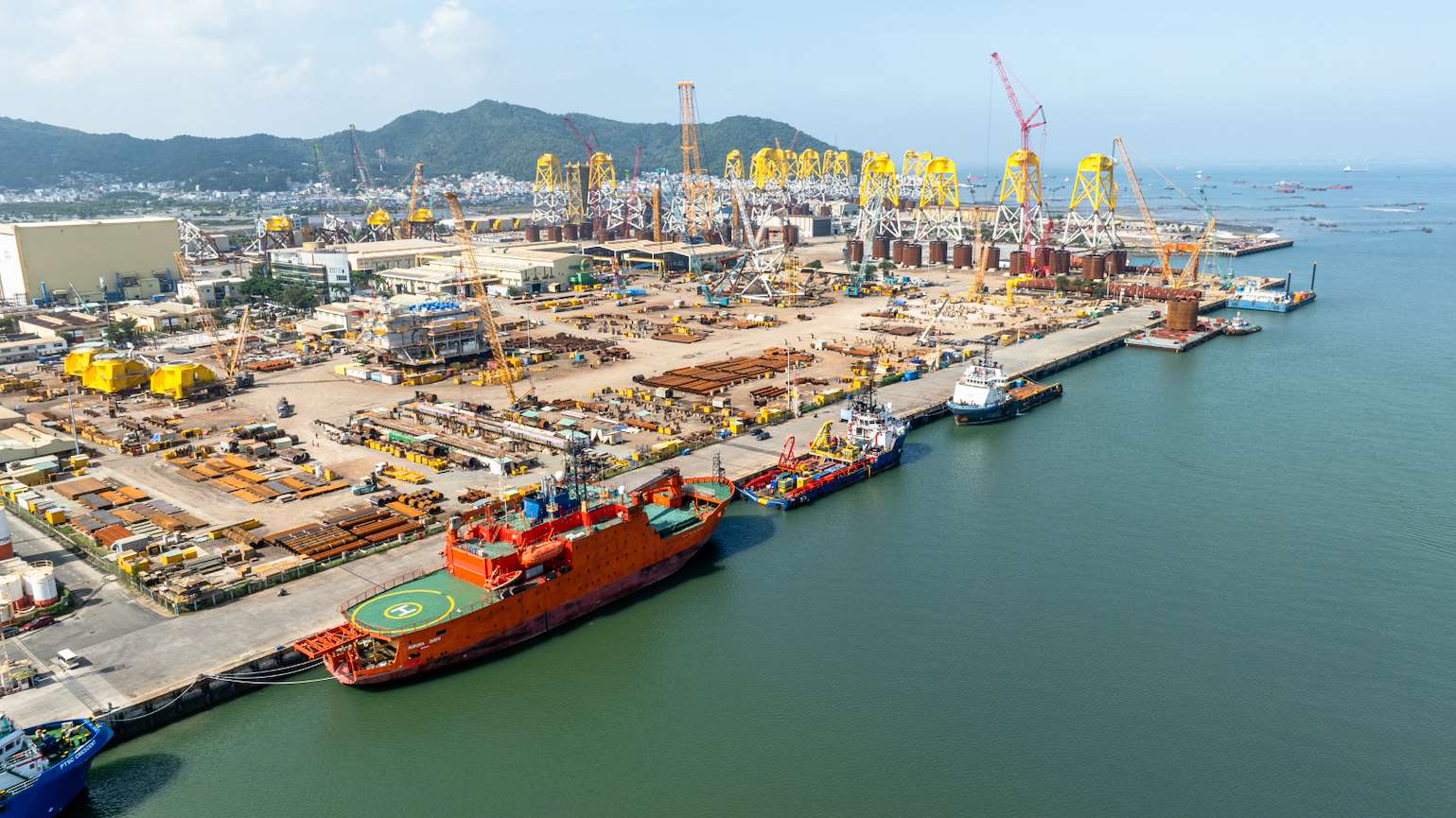 Cơ sở hạ tầng PTSC Supply Base - cầu cảng và bãi dự án tại Vũng Tàu